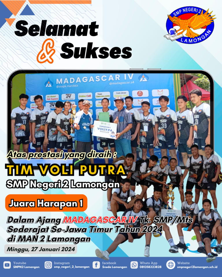 Konten Ucapan Selamat - Juara Lomba voli2