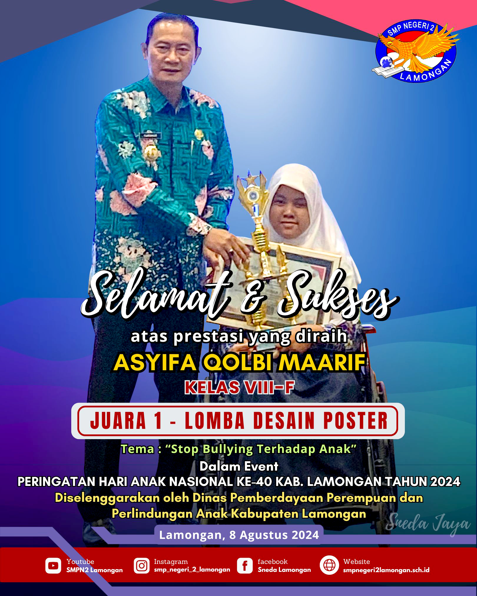 Konten Ucapan Selamat - Juara Lomba (Semester Ganjil 2024/2025)